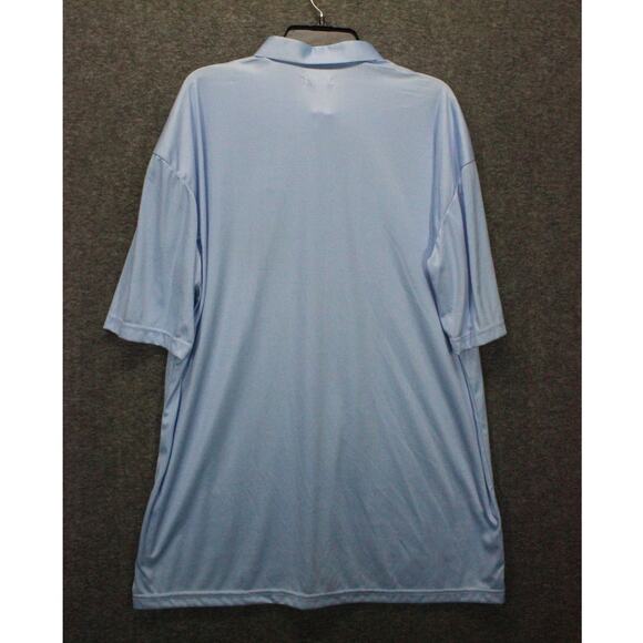 Collars & Co Shirt Mens 3XL Relaxed Polo Houndstooth Dress Collar Blue Casual - Picture 2 of 6